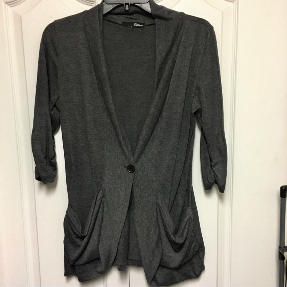 Long Grey Cardigan